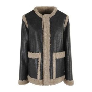 Mm6 By Maison Margiela Reversible Black Leather And Shearling Jacket - NWT